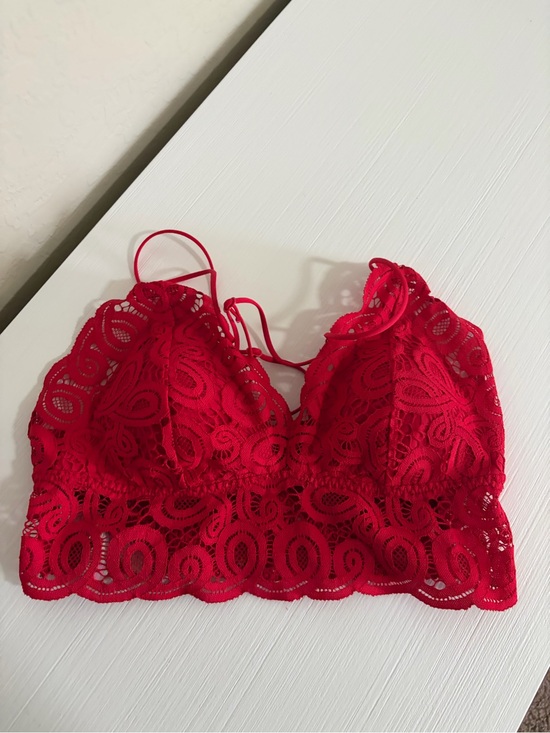 PINK Victoria's Secret Other - 💋💄PINK Victoria's Secret Red Lace Bralette 💄💋